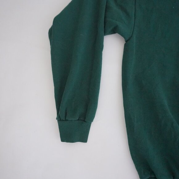 Vintage Endless Designs Green Floral Birdhouse Heart Wreath Sweatshirt XL - Picture 13 of 14